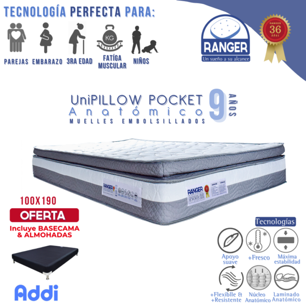 Oferta Unipillow Anatómico 9 Años