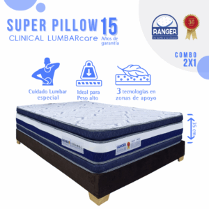 Combo Super Pillow Clinical Lumbarcare