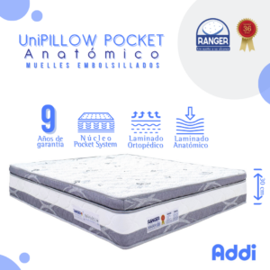Unipillow Pocket Anatómico 9 Años 140 x 190