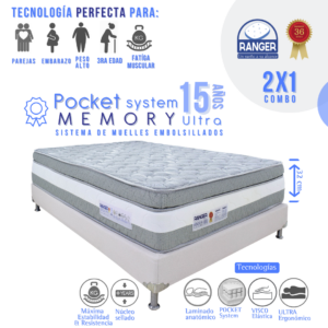 Combo Pocket System Memory Ultra 15 Años 100 x 190